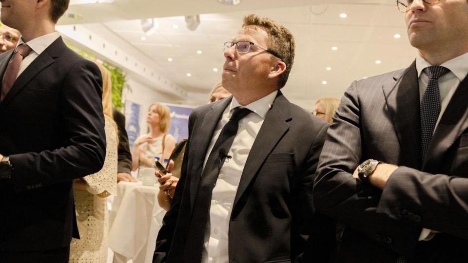 Koncernchef Niels Eldrup Meidahl på Installatørgruppens første dag på børsen