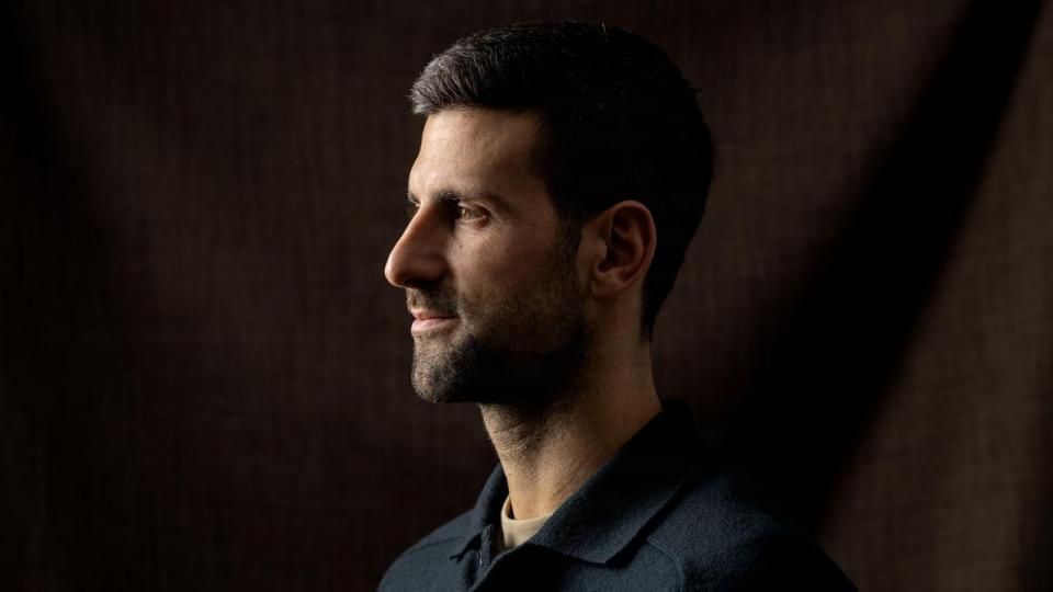 Den serbiske tennisstjerne Novak Djokovic.