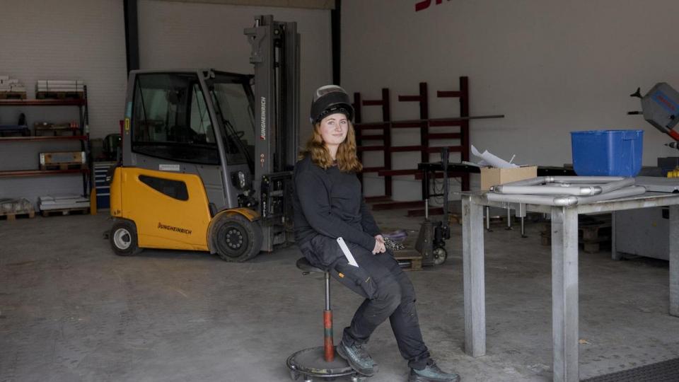 Ca. hver femte unge søger som Sofie Jensen en erhvervsuddannelse. Den politiske målsætning lyder på 30 pct.