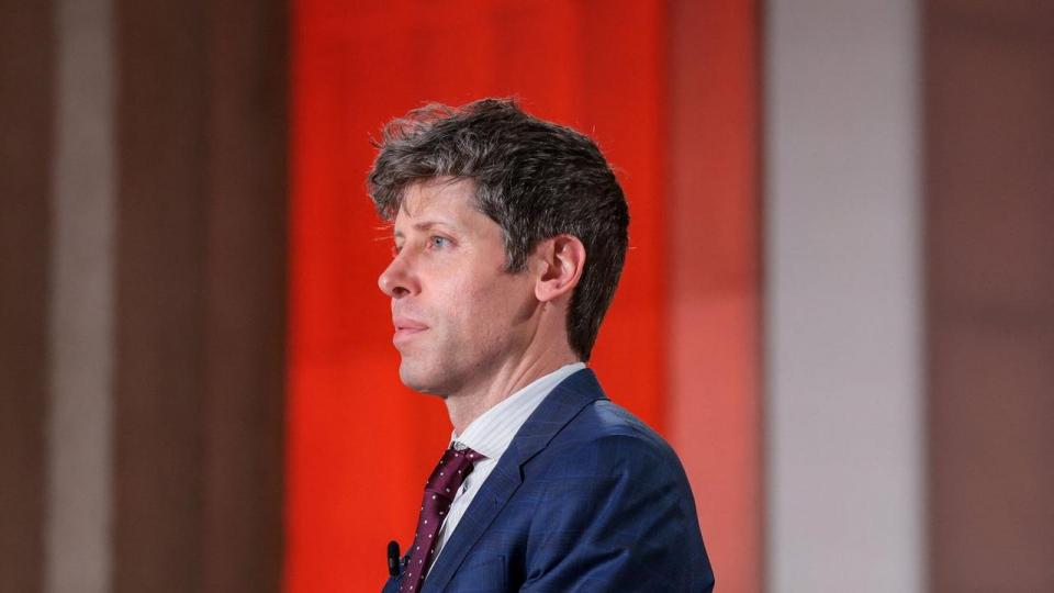 Open AI’s adm. direktør, Sam Altman. bør ifølge kilder ikke være i front for et AI-selskab. 