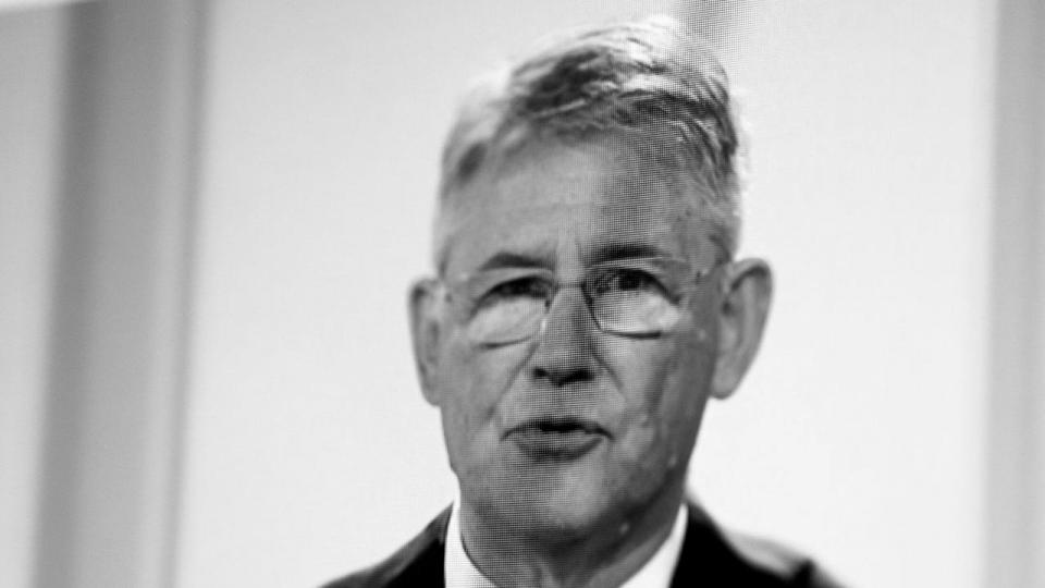 Lars Rebien Sørensen, bestyrelsesformand for Novo Nordisk Fonden og Novo Nordisk, under den digitale, ekstraordinære generalforsamling 14. november.