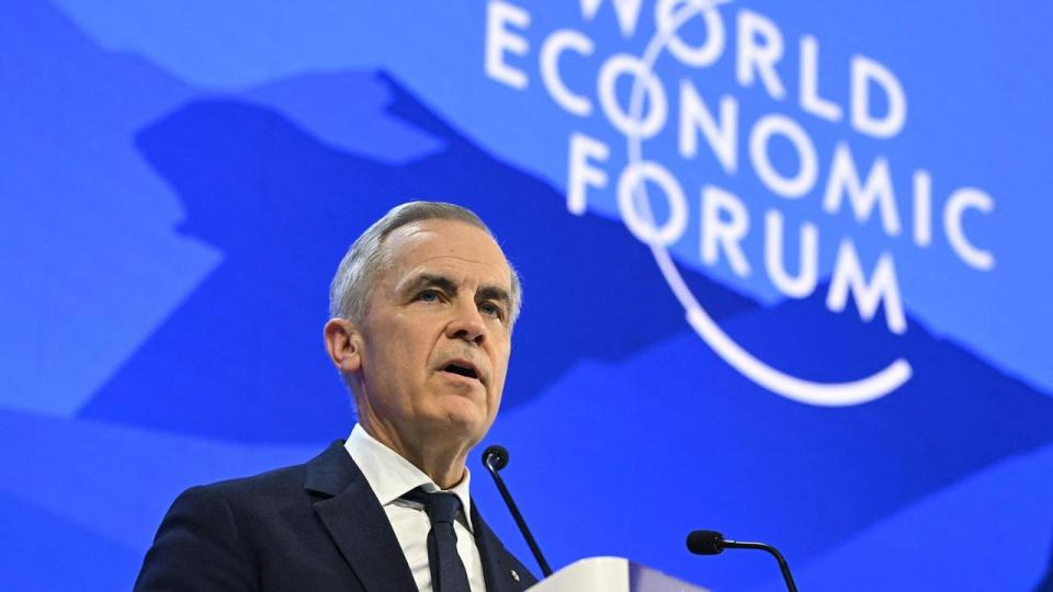 Mark Carney, premierminister, Canada, holdt tale i Davos om USA’s dominans med reference til Den Peloponnesiske Krig for 2450 år siden, hvor Athen sendte et ultimatum til det lille neutrale øsamfund Melos: Enten tilslutter øen sig Athen, eller også vil den blive ødelagt. 