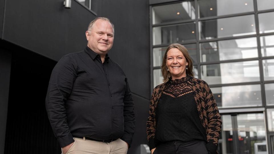 Henrik Hedegaard og Lotte Bendstrup. Henholdsvis salgsdirektør og administrerende direktør i ScanNet