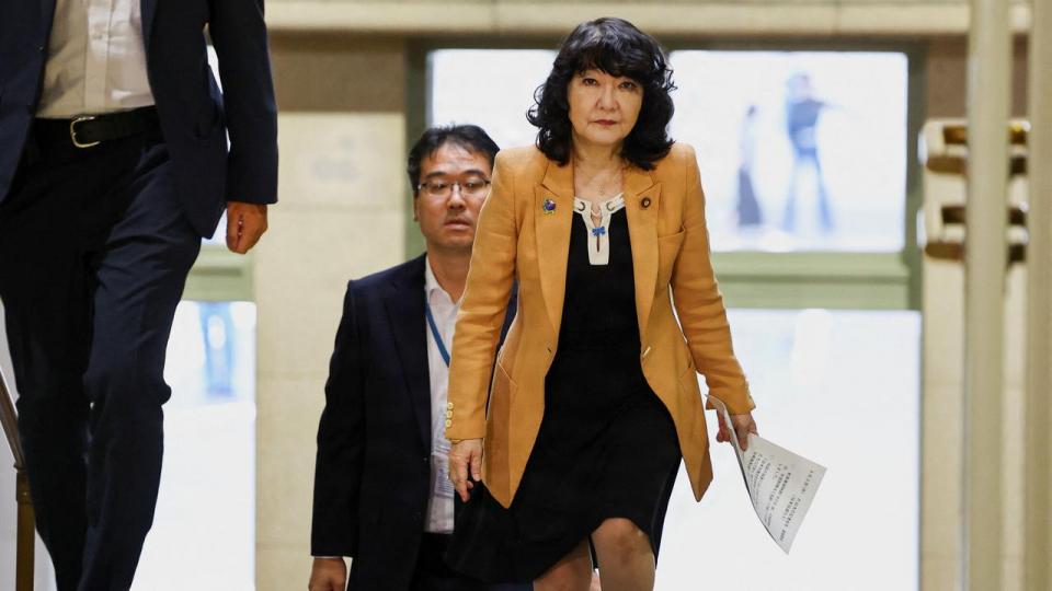 Japans finansminister Satsuki Katayama.