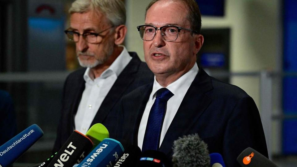 Tysklands indenrigsminister, Alexander Dobrindt, siger efter dronehændelse, at det ikke er “udført af amatører”. 