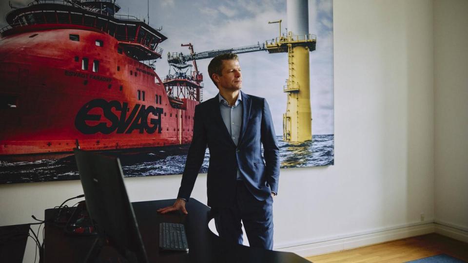 Søren Karas har siden november sidste år været adm. direktør for Esbjerg-rederiet Esvagt. Han deler topchefrollen med Kristian Jakobsen.