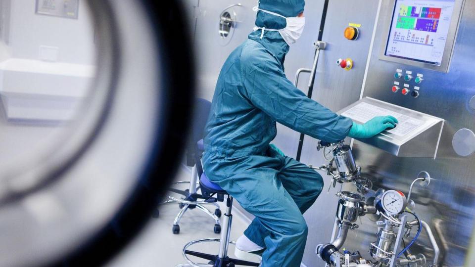Pensionskasser i Europa bakker ikke op om biotek i samme grad, som man gør i USA, og europæisk biotek sakker derfor længere bagud. Her et laboratorie hos Novo Nordisk i Måløv.