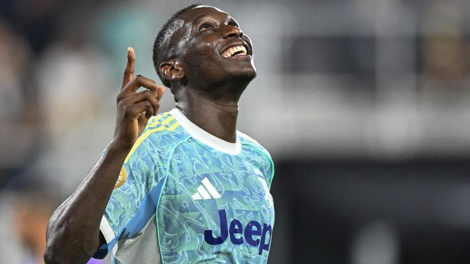 Juventus-angriberen Randal Kolo Muani kunne fejre en af sine to scoringer i 5-0-sejren over Al Ain ved klub-VM natten til torsdag dansk tid.