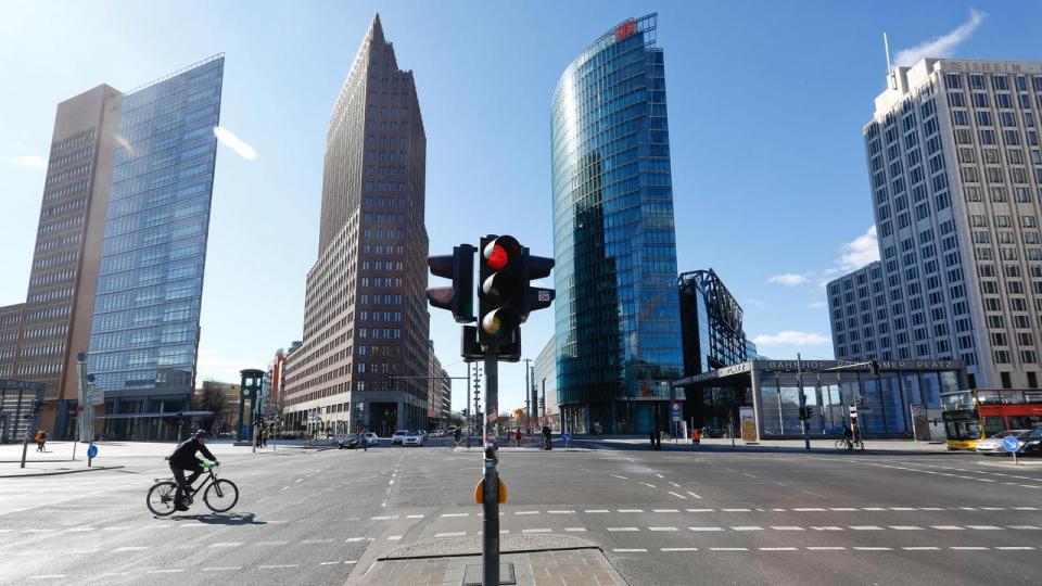 Potsdamer Platz i Berlin.