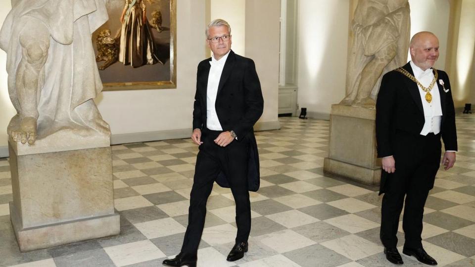 Vincent Clerc, adm. direktær i A.P. Møller-Mærsk ankommer til gallataffel på Christiansborg Slot i anledning af statsbesøg fra Vietnams præsident.