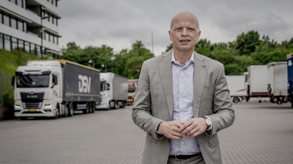 DSV-topchef Jens Lund er snart klar med tal for transportselskabets tredje kvartal. 