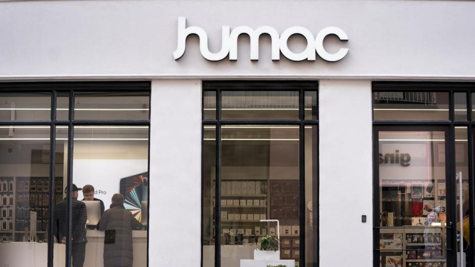 Humac butik på Strøget, tirsdag den 22. marts 2022.