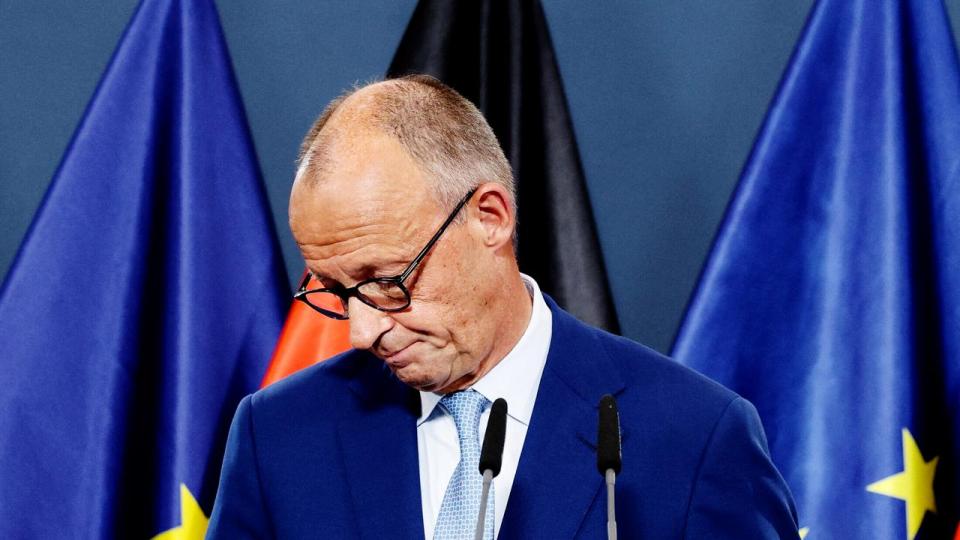 Den tyske forbundskansler, da han på en pressekonference kommenterede det katastrofale valgresultat i den lille delstat Mecklenburg-Vorpommern, der straks satte ild til rygtebålet om Merz’ fremtid som regeringsleder.