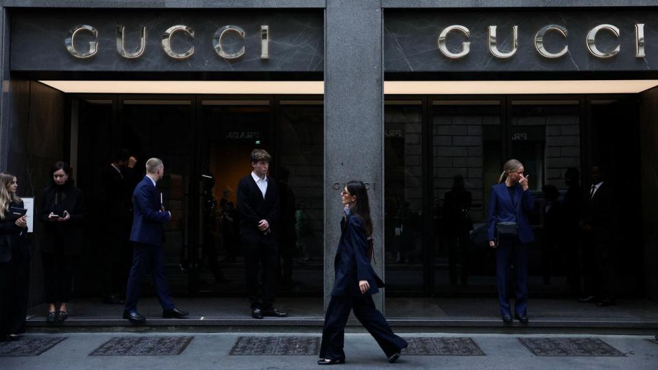Det er ikke går ikke godt for Gucci, men det går lidt bedre, end analytikerne havde frygtet.