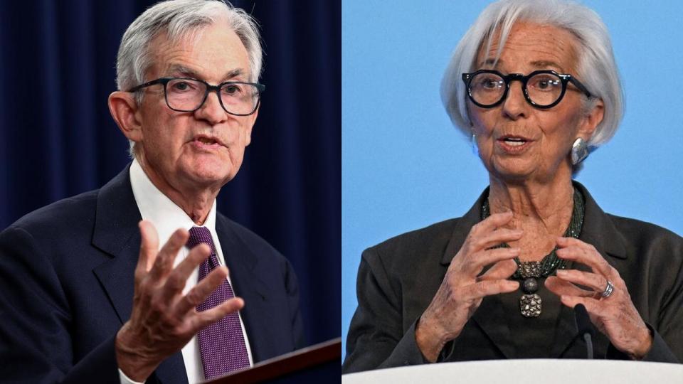 Jerome Powell, centralbankchef i USA, og Christina Lagarde, centralbankchef i Europa, lægger vægt på forskellige ting, når de skal vurdere, hvordan renten bør tages i brug, forklarer cheføkonom.