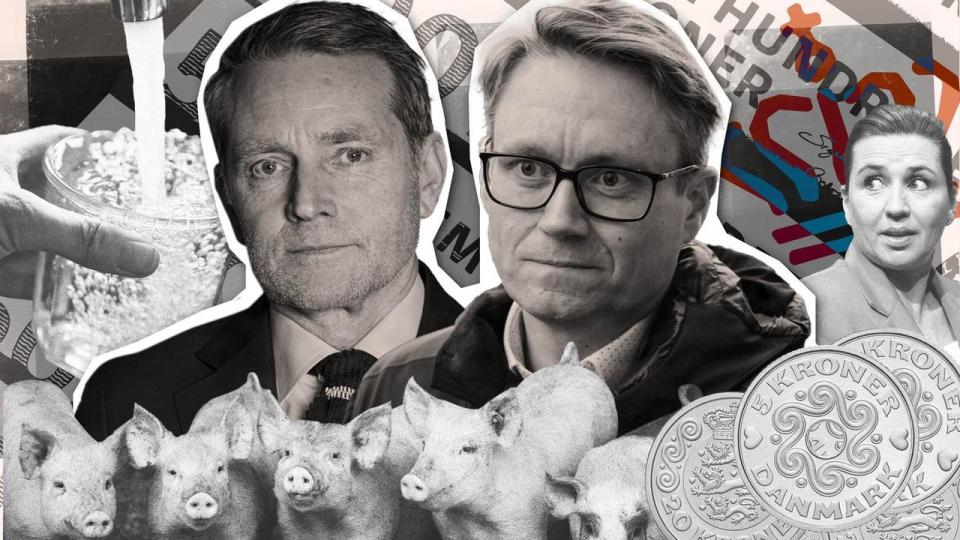 Der har været mere på spil for erhvervslivet og landbruget under valgkampen 2026, end der normalt er, når danskerne skal stemme. Det mener Morten Boje Hviid, adm. direktør i Landbrug & Fødevarer (t.v.), og Morten Høyer, politisk direktør i Dansk Industri (t.h.).