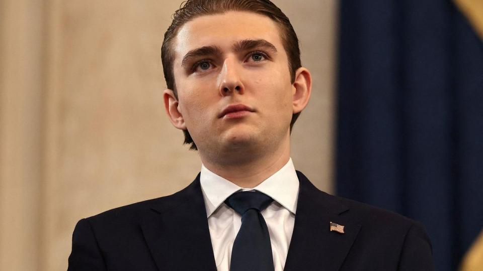 USA's præsident Donald Trumps søn er centrum for en iransk video, der tilsyneladende truer Barron Trump på livet.