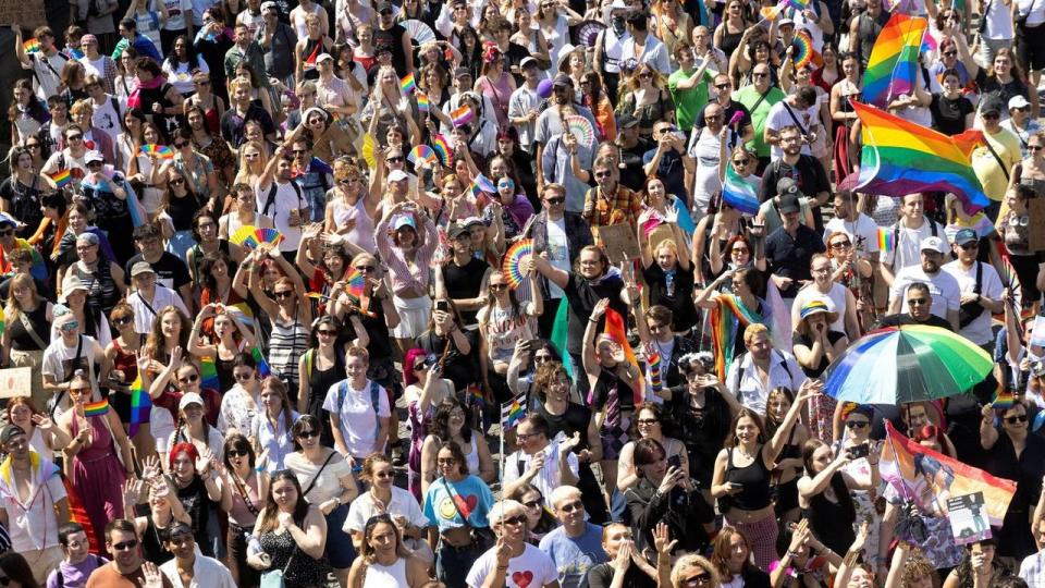 Copenhagen Pride Parade finder sted lørdag den 15. august 2026 og starter ved Frederiksberg Rådhus.