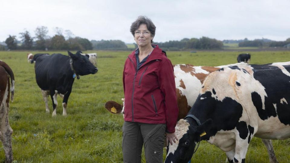 Mælkeproducent Yke Kloppenburg-Oosterwoud er bekymret for, om områdets landmænd vil blive ved med at bakke op om arbejdet i den lokale grønne trepart.