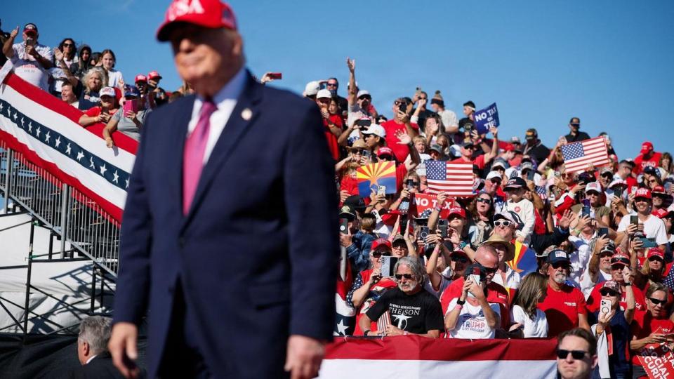 Grønland var blandt de emner, der blev nævnt under USA's præsident Donald Trumps vælgermøde i Arizona onsdag lokal tid.