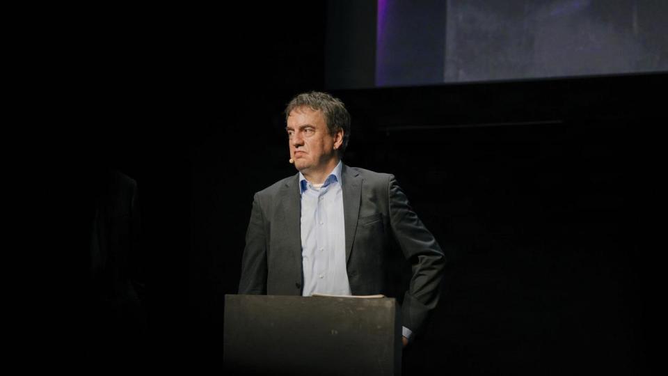 Peter Røpke, adm. direktør i Weibel. Her fotograferet på Copenhagen Security Summit.