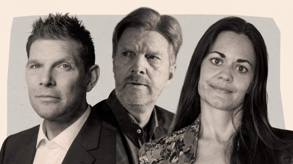 Investorerne Lars Hytting (t.v.), Lars Jørgen Rasmussen og Michelle Nørgaard giver deres vurdering af de danske selskabers præstationer i regnskabssæsonen.
