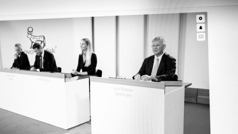 Novo Nordisks ekstraordinære generalforsamling fredag den 14. november foregik virtuelt
