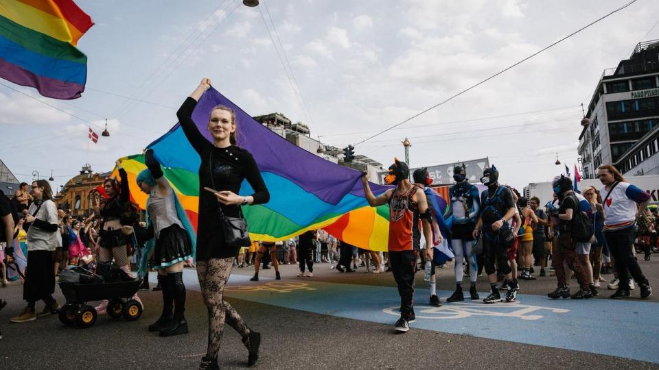 Copenhagen Pride i 2024. Mange firmaer har gennem tiden brugt et sponsorat for eventet som en måde at vise sin støtte til diversitet og inklusion på. Men efter Trumps genvalg er værdier nogle gange blevet til handelshindringer, siger eksperter.