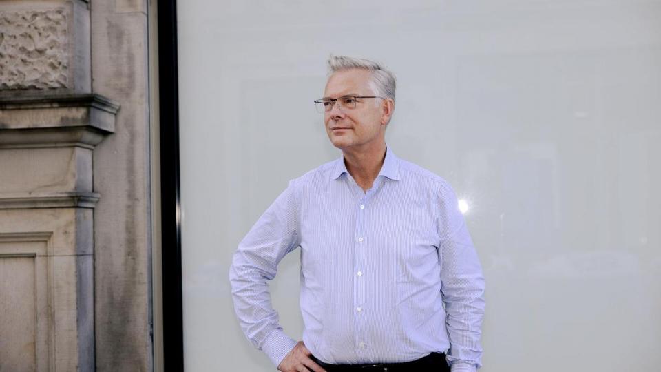 Mark Luscombe, der er adm. direktør i Sydbank, bliver også topchef i den nye fusionsbank, AL Sydbank.