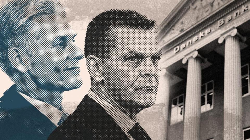 Danske Bank nærmer sig afslutningen på sin store hvidvasksag, som førte til en fyring af formand Ole Andersen (t.h.), mens også adm. direktør Thomas F. Borgen (t.v.) stoppede som følge af sagen.