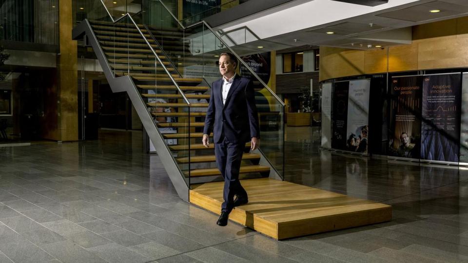“Hvis man ser bort fra toldrefusionerne, er det på niveau med det, vi havde før,” siger GN Store Nords topchef Peter Karlstormer.