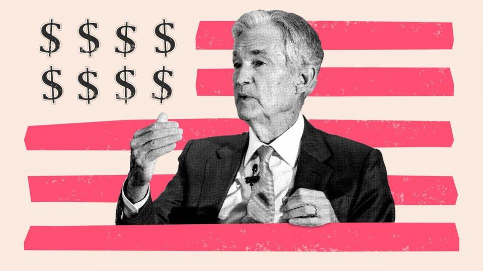 Jerome Powell holder i aften sit sidste rentemøde som chef i Federal Reserve, inden han forlader posten 15. maj. 