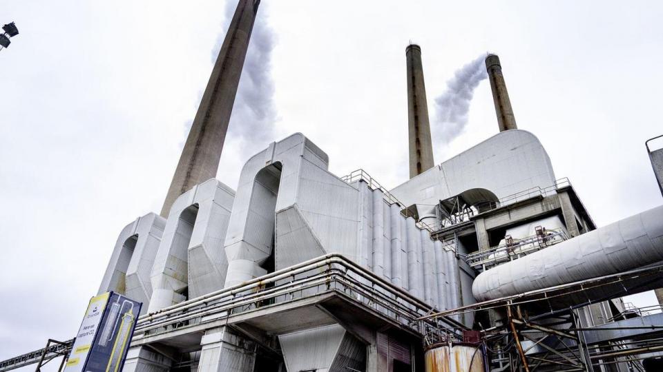 Indvielse af Aalborg Portlands pilotanlæg til CO2-fangst i Aalborg i november 2023. Selskabet skal de kommende år indfange og lagre CO2.
