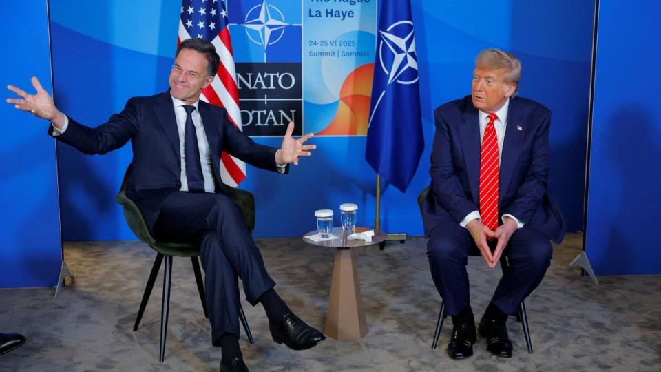 På Nato-topmødet i Haag sidste sommer var stemningen mellem Donald Trump og Mark Rutte jovial.