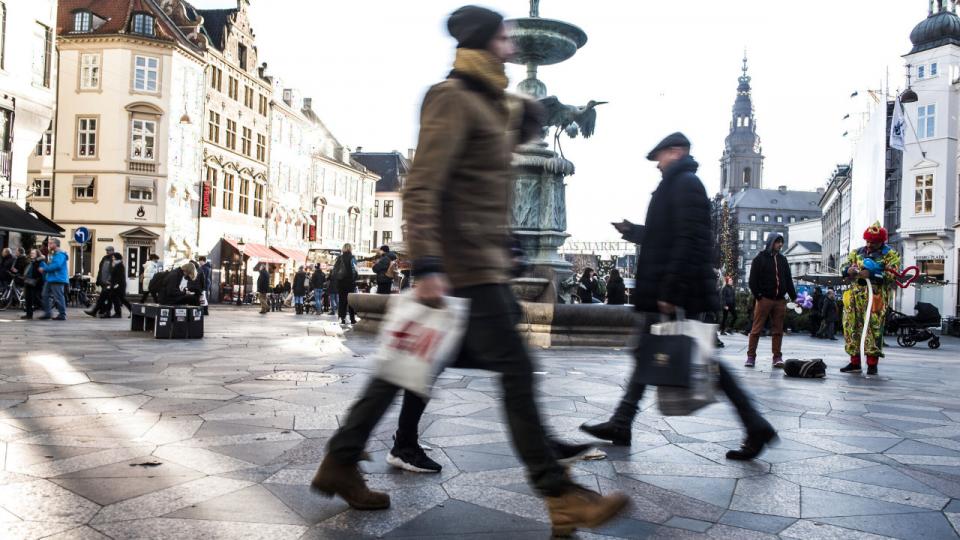 Danmarks Statistik har tirsdag udgivet nye tal for forbrugertilliden i Danmark. Arkivfoto: Ólafur Steinar Gestsson/Ritzau Scanpix