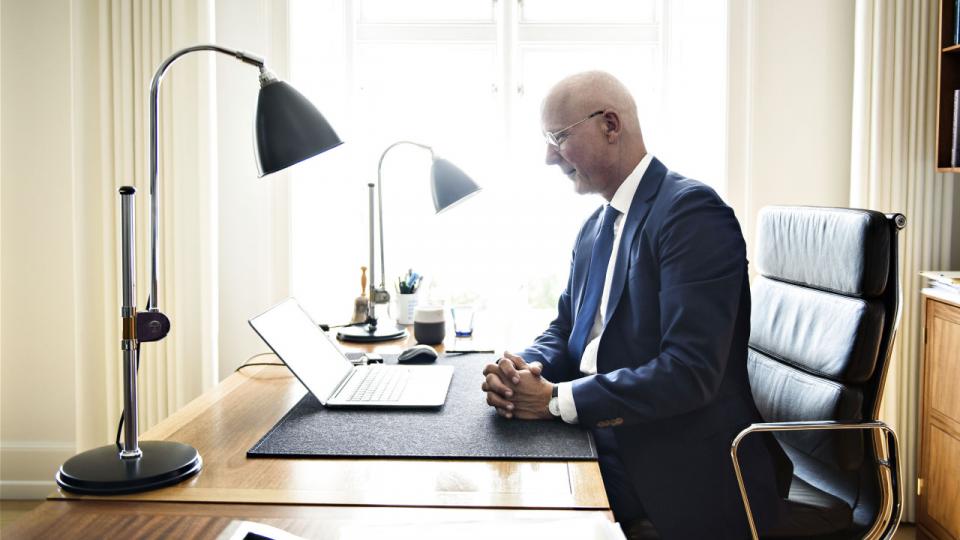 På trods af sygdom var Henrik Bjerre-Nielsen direktør for Finansiel Stabilitet fra 2008 frem til udgangen af 2021. Arkivfoto: Niels Ahlmann Olesen/Ritzau Scanpix