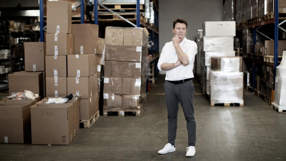 Jens Poulsen, stifter og adm. direktør i DK Company, fortæller, at der er købelystne forbrugere derude. Men også meget på lager rundt omkring. Arkivfoto: Tor Birk Trads/Ritzau Scanpix