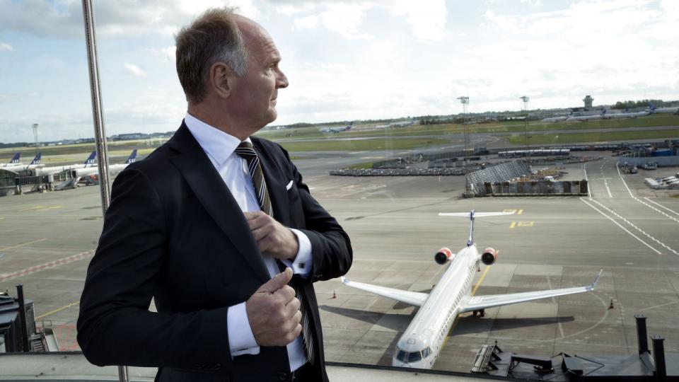 Adm. direktør i Københavns Lufthavn Thomas Woldbye er glad for positive tal, men det skal længere op. Arkivfoto: Linda Kastrup/Ritzau Scanpix