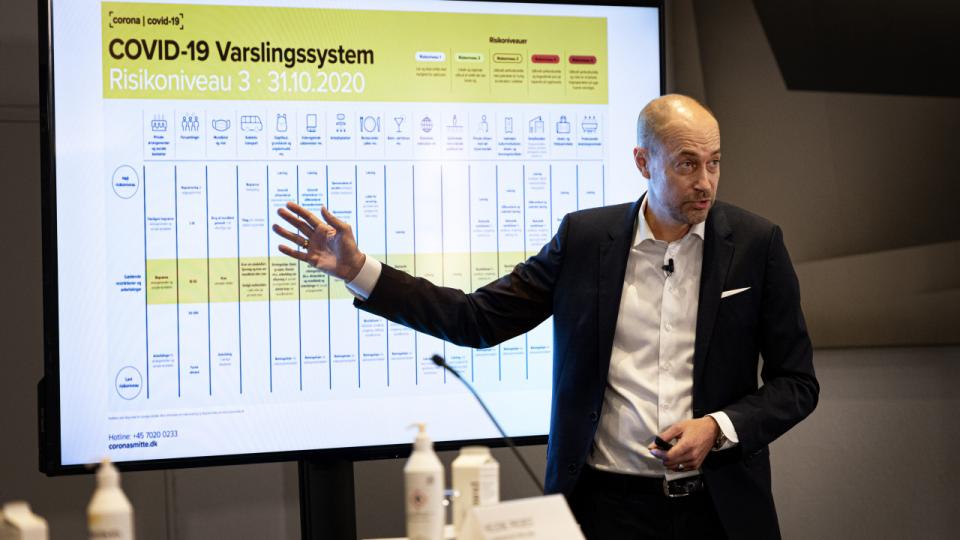 I oktober præsenterede sundhedsminister Magnus Heunicke (S) regeringens varslingssystem. Men lige nu virker det ikke. Arkivfoto: Ida Guldbæk Arentsen/Ritzau Scanpix