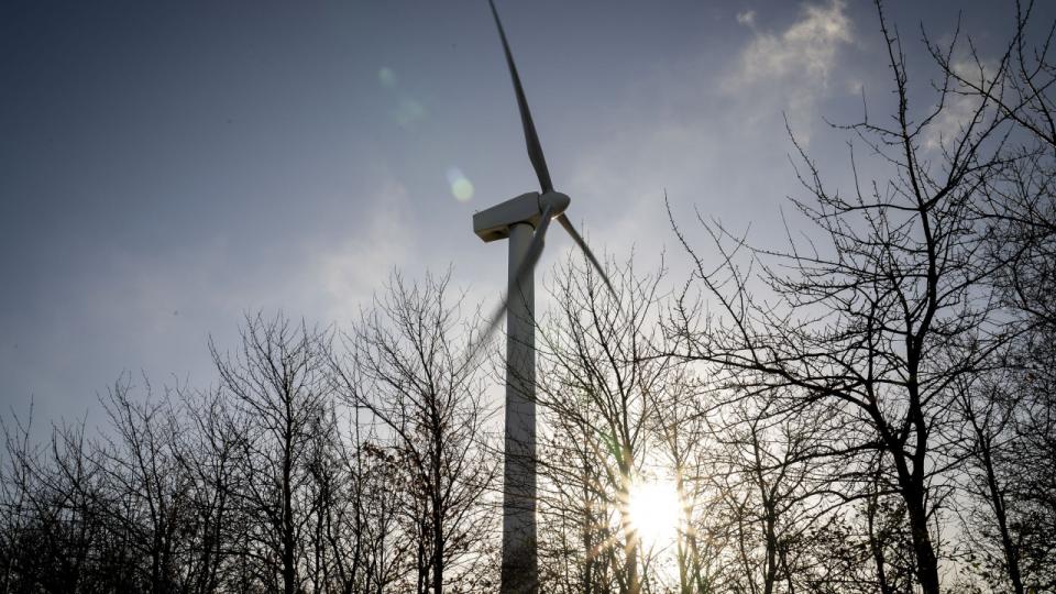 Gennem power-to-x-teknologi kan strømmen fra snurrende vindmøller og solceller omdannes til grøn brint og sidenhen andre typer af grønt brændstof. Arkivfoto: Mads Claus Rasmussen/Ritzau Scanpix