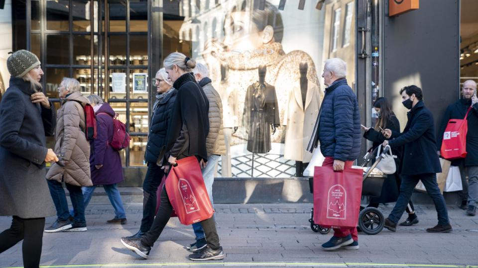Black friday fik stor betydning for omsætningen i detailhandlen i november, der steg for fjerde måned i træk. Arkivfoto: Tobias Kobborg/Ritzau Scanpix