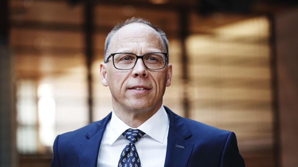 Nordea-topchef Frank Vang-Jensen erkender, at Nordea har brudt regler for inddrivelse af gæld, og at problemerne ikke er blevet håndteret godt nok. Arkivfoto: Roni Rekomaa