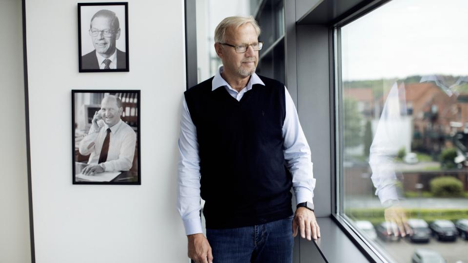 Jyske Banks ordførende direktør, Anders Dam, var den første bankdirektør i Danmark, der indførte negative renter for privatkunder, i 2019. Arkivfoto: Tor Birk Trads