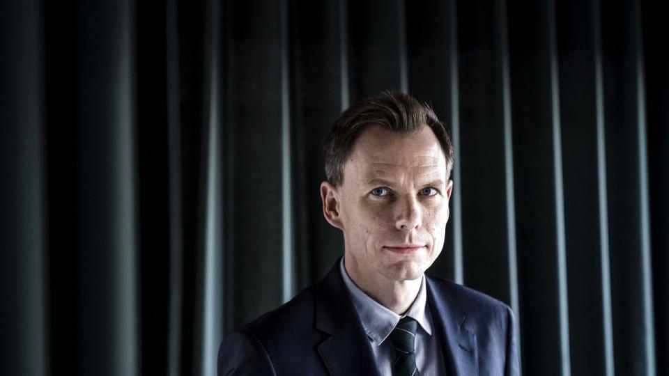 Kent Damsgaard er adm. direktør for brancheforeningen F&P. Han glæder sig over, at der trods usikre tider er stor investeringslyst til det grønne område. Foto: Thomas Lekfeldt/Ritzau Scanpix
