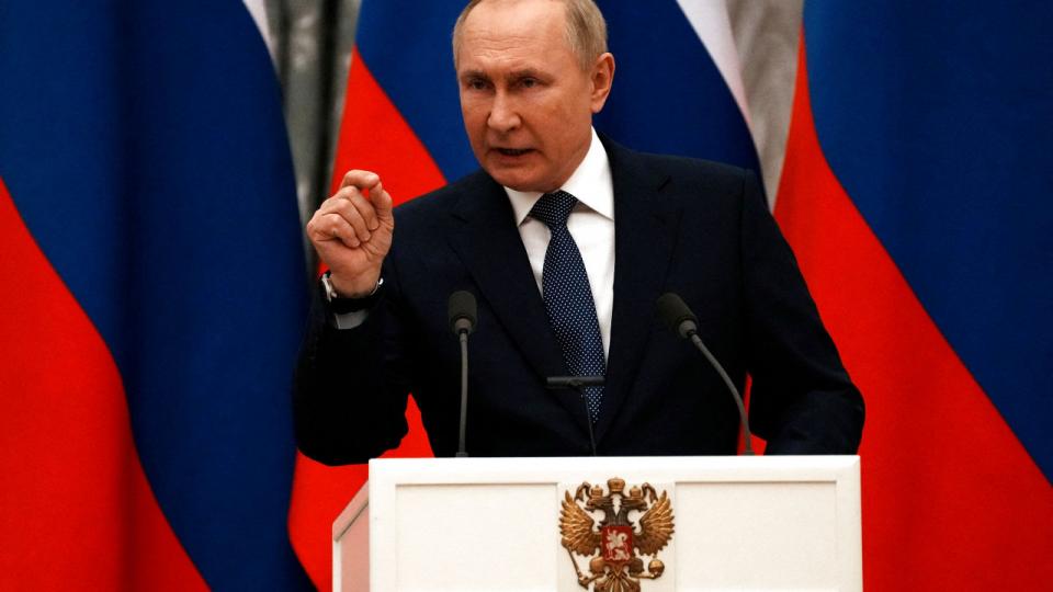 Ukraine-krisen viser, at vi stadig ikke kan stole på Rusland og Putin, og EU kan derfor ikke længere være afhængige af russisk naturgas. Foto: Pool/Reuters/Ritzau Scanpix