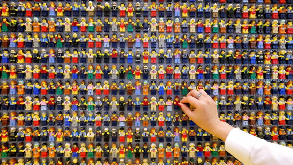Legos to store konkurrenter Mattel og Hasbro kom også ud af 2021 med tocifret vækst. Arkivfoto: Giuseppe Cacace/AFP/Ritzau Scanpix