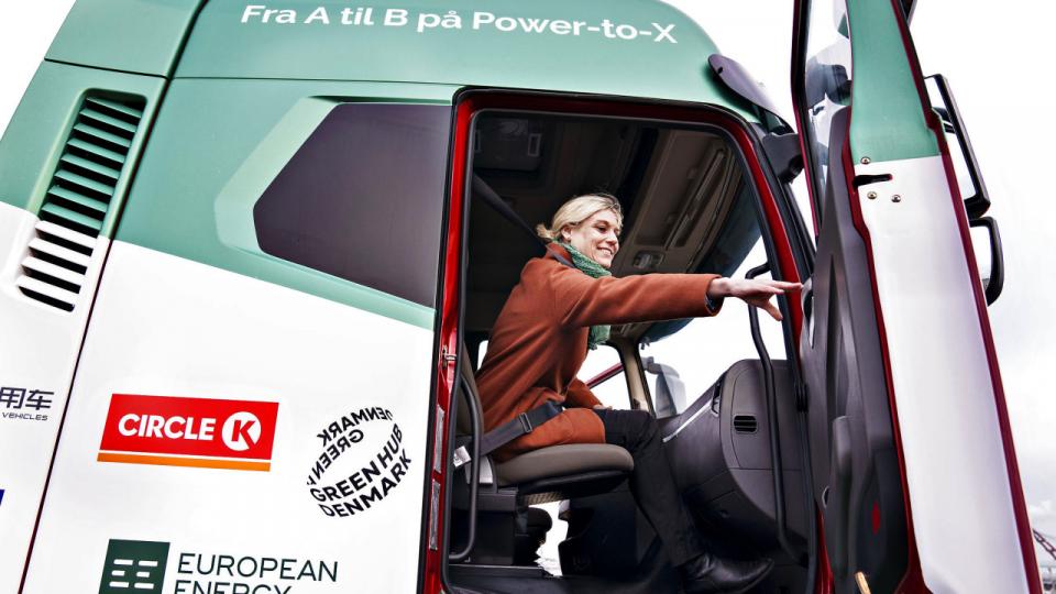 Power-to-X er afgørende for den grønne omstilling af den tunge transport – og derfor populært hos fhv. transportminister Trine Bramsen (S). Arkivfoto: Henning Bagger/Ritzau Scanpix