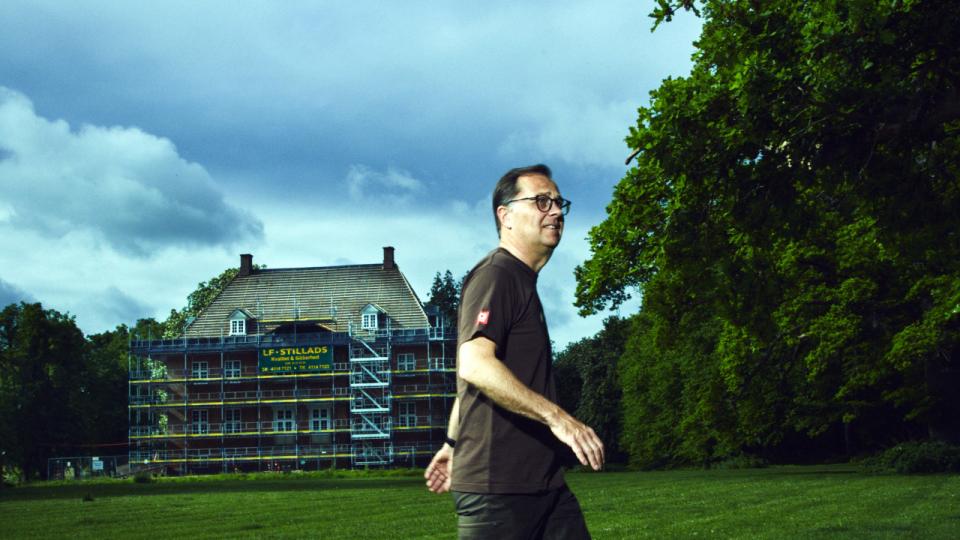 Andreas Karberg renoverer Lollands svar på Eremitage-slottet og grundlægger ny musik festivalfestival. Foto: Magnus Møller.