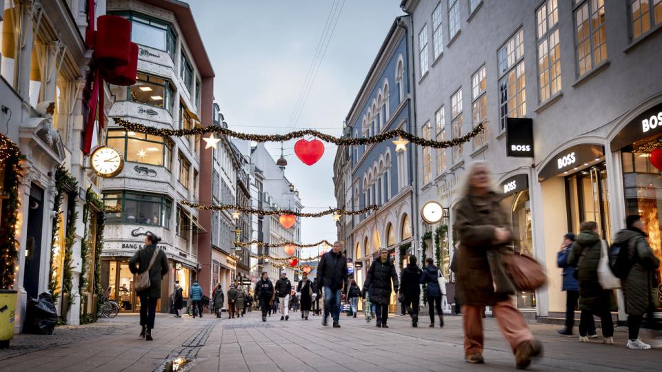 Danmarks Statistik har mandag udgivet nye tal for forbrugertilliden i Danmark i januar. 
Arkivfoto: Liselotte Sabroe/Ritzau Scanpix