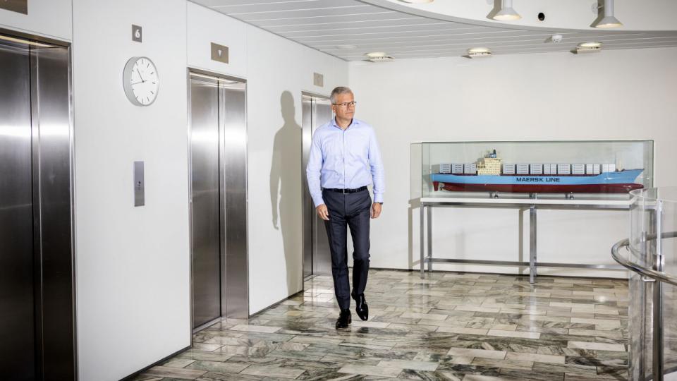 Vincent Clerc, der trådte til som topchef i Mærsk i januar, forsøger ikke at skele for meget til konkurrenterne. Foto: Simon Fals
